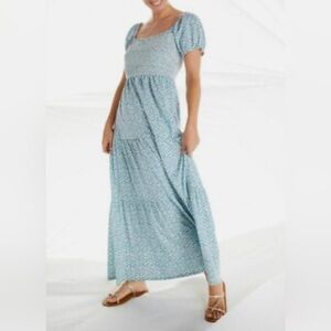 ANTHROPOLOGIE Daily Practice tiered maxi dress Size:S